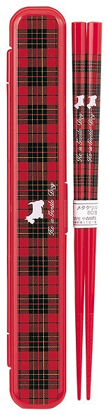 Chopsticks & Case Set (S) Elegant Dog#箸・箸箱セット（Ｓ） エレガントドッグ
